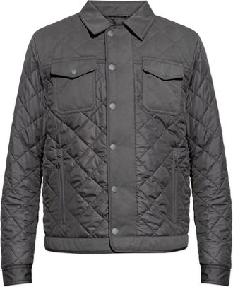 Dolce & Gabbana The Quilted Jacket - Heren - Winterjassen - Grijs - 2XL - Leer - Jassen