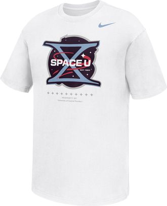 Nike UCF Space Game Nike Mens College T-Shirt in White | M11766P450UCFL-WHT