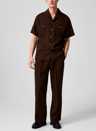 Dr&ocirc;le de Monsieur Mens Belted pleated pant
