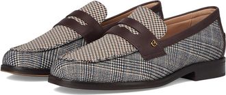 Cole Haan Lux Pinch Penny Loafers Womens Shoes Plaid Textle : 10.5 B - Medium, Leather