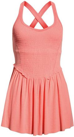Free People FP Movement Smockin Hot Dress in Fruit Punch at Nordstrom, Size X-Small