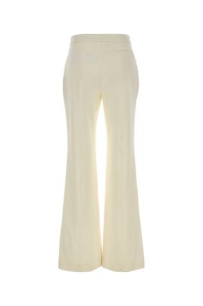 Givenchy Womens Ivory Wool Pant Exterior: Pantaloni