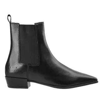 Copenhagen Schoenen, Dames, Zwart, 39 EU, Leer, Cph 294 Enkellaars