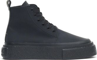Maison Margiela high-top leather sneakers - men - Calf Leather/Rubber/Calf Leather - 42 - Black