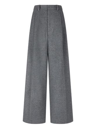 TOMBOY pleated wool trousers - women - Wool - S - Grey