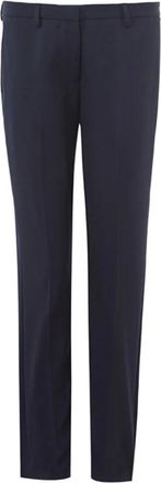 Lardini Dames, Broeken, Blauw, Maat: XS Wol