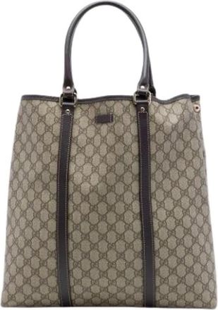 Gucci Pre-owned Vintage Tote Bag - Dames - Vintage Shopper - Beige - ONE Size - Vintage