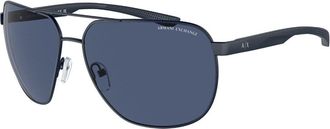 A|X Armani Exchange AX2047S 609980 Mens Sunglasses Blue Size 63