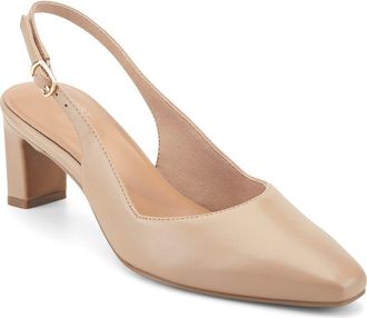 Rockport Mayla Total Motion Slingback Pump in Light Natural at Nordstrom, Size 9.5