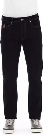 Baldinini Contrast Stitch Regular Fit Jeans - Heren - Regular Fit Jeans - Blauw - W33 - Katoen - Jeans