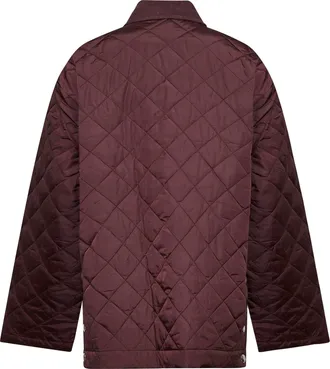 Prada Womens Garnet Re-Nylon Quilted Blouson Recycled Polyamide Bomber Jackets