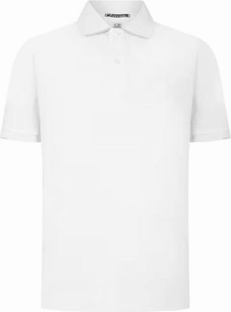 C.P. Company Mens CP Company Metropolis Polo Shirt - White - Size: 46