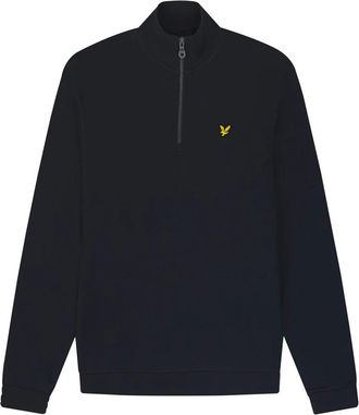 Lyle & Scott Loopback Quarter Zip Sweat - Heren - Vesten met rits - Blauw - 2XL - Katoen - Hoodies & sweatvesten