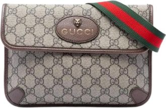 Gucci Pre-owned Vintage Canvas Belt Bag - - Pre-owned - Donna - Beige - ONE SIZE
