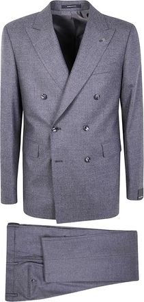 Tagliatore Completo doppiopetto in lana - Grigio