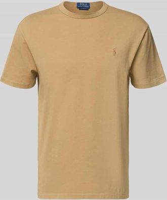 Polo Ralph Lauren Classic Fit T-Shirt mit Label-Stitching in Camel, Größe XXL