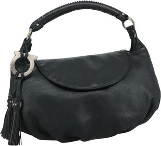 Ferragamo Flap Handbag Leather Leather Handbag (Pre-Owned)