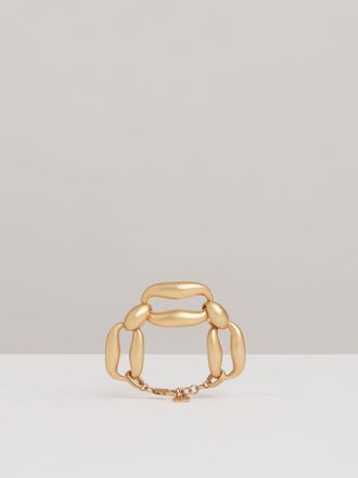 Reiss Gold Tone Sculpted Link Bracelet