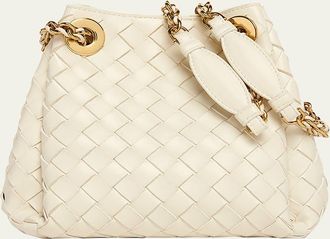 Bottega Veneta Small Parachute Leather Shoulder Bag