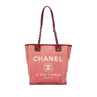 Chanel Pre-owned Deauville Tote - Pre-owned - Mujer - Rojo - ONE SIZE