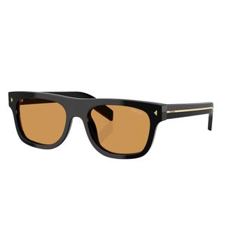 Prada D-frame Sunglasses - unisex - Prada - Sunglasses - Black - 55 MM - Accessories