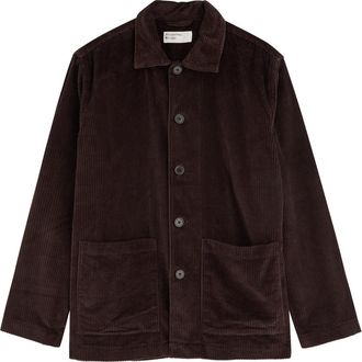 Universal Works Easy Corduroy Overshirt - Brown - S