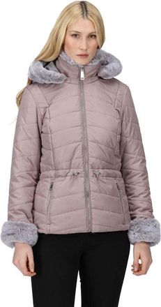 Regatta Womens Willabella Baffled/Quilted Jackets, Purple Chalk, 14