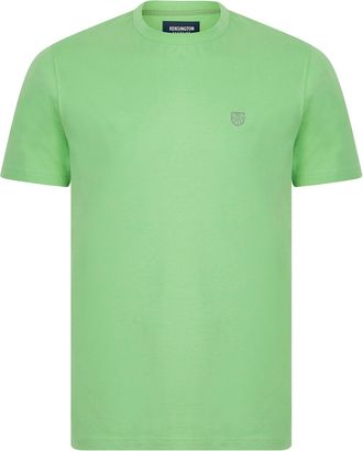 Kensington Eastside Mens Bisley Crew Neck Soft Peached Cotton Jersey T-Shirt Top
