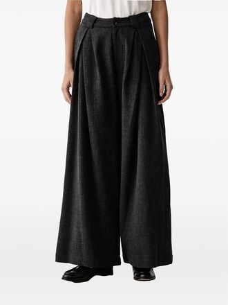 Eleh Pleated High-waist Palazzo Pants