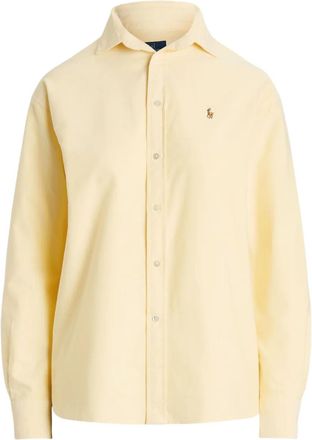 Polo Ralph Lauren Blouse met geborduurd logo - Geel