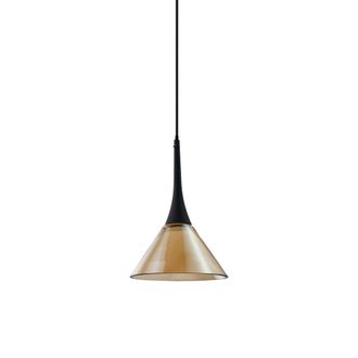 Netlighting Cocktail Dome Pendant Ceiling Light Amber 1x LED 670lm 3000K
