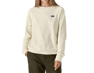 Patagonia Womens Regenerative Organic Certified Cotton Essential Top In Wool White