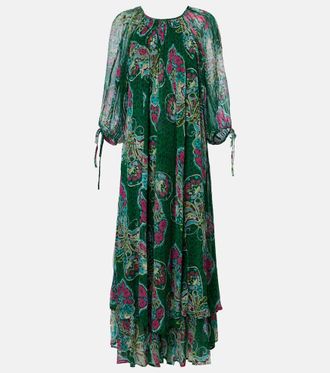 Rixo Hayden printed maxi dress