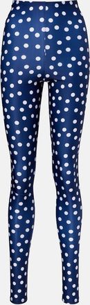 Jean Paul Gaultier Polka-dot jersey leggings