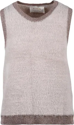 Kaos Kaos, Dames, Truien, Roze, Maat: XS Viscose