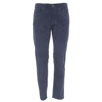 Siviglia Slim-fit Jeans, male, Blue, Size: W34 Slim Fit Corduroy Pants