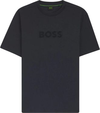 HUGO BOSS Heren, Tops, Blauw, Maat: XS Katoen