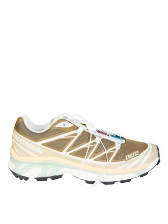 Salomon White Mesh Breathable Lugs Sneakers