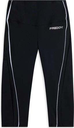Freddy Leggings Corsaro a Vita Alta con bordature a contrasto