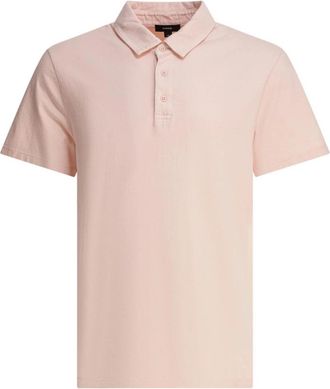 Vince Klassiek Poloshirt met Korte Mouwen - Heren - Polos - Roze - L - Katoen - Tops