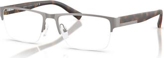 A|X Armani Exchange 54mm Rectangle optical glasses in Silver at Nordstrom