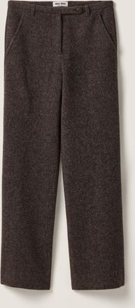 Miu Miu Light Shetland wool pants