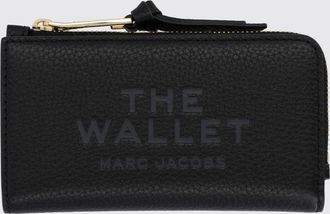 Marc Jacobs Portacarte The Wallet in pelle a grana con chiusura a zip
