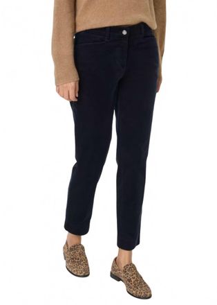 Brax Corduroy Chino Pants In Navy