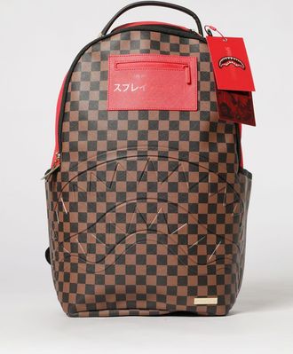 Sprayground Zaino in cotone spalmato saffiano a scacchi