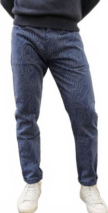 Alex Crane Canvas Cham Pant In River Maps