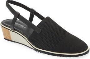 Vaneli Greer Slingback Wedge in Black at Nordstrom Rack, Size 6.5