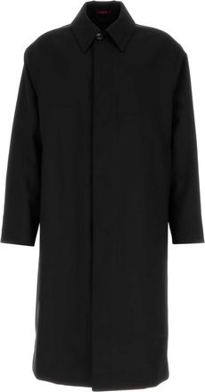 Gucci Black Wool Overcoat