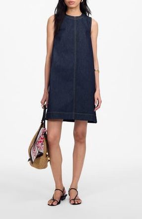 Madewell Boxy Sleeveless Denim Shift Dress in Essex Wash at Nordstrom Rack, Size 0