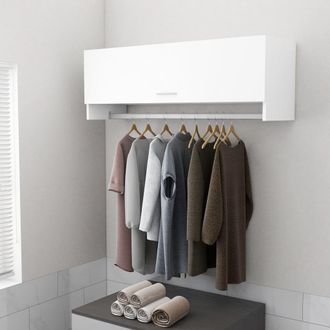 vidaXL Armario De Madera Contrachapada Blanco 100x32,5x35 Cm Vidaxl